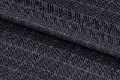 G1-22960 DARK GRAY WITH BLUE CHECK