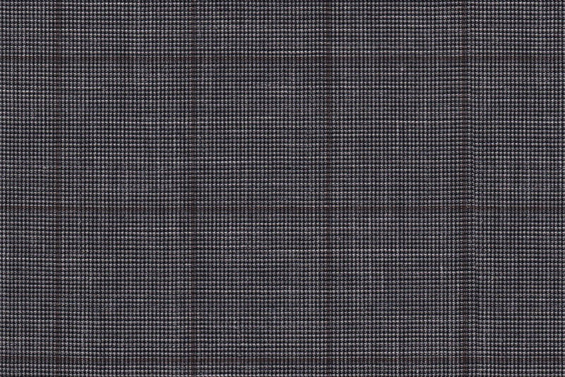 25053 Light Grey Micro Houndsstoorh With Brown Check 25053 Light Grey Micro Houndsstoorh With Brown Check