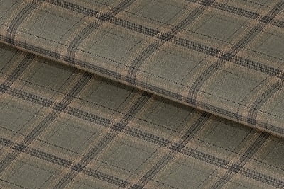 255129-SAGE & CHARCOAL CHECK LINEN