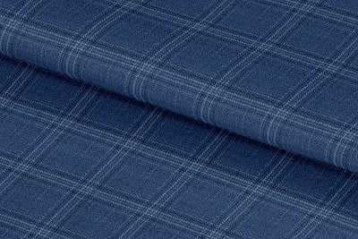255138-BLUE CHECK LINEN