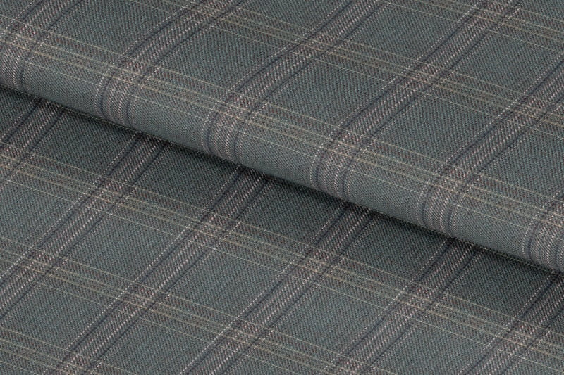 255140-OLD SAGE & NAVY CHECK LINEN 255140-OLD SAGE & NAVY CHECK LINEN
