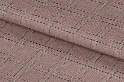 255141-PINK & GREEN CHECK LINEN