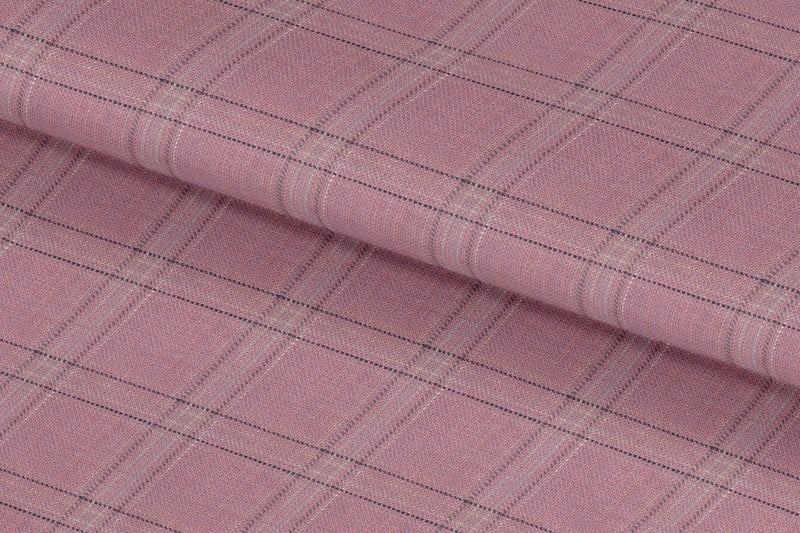 255142-OLD ROSE & NAVY CHECK LINEN 255142-OLD ROSE & NAVY CHECK LINEN