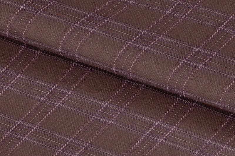 255146-BROWN WITH LIGHT PINK CHECK LINEN 255146-BROWN WITH LIGHT PINK CHECK LINEN
