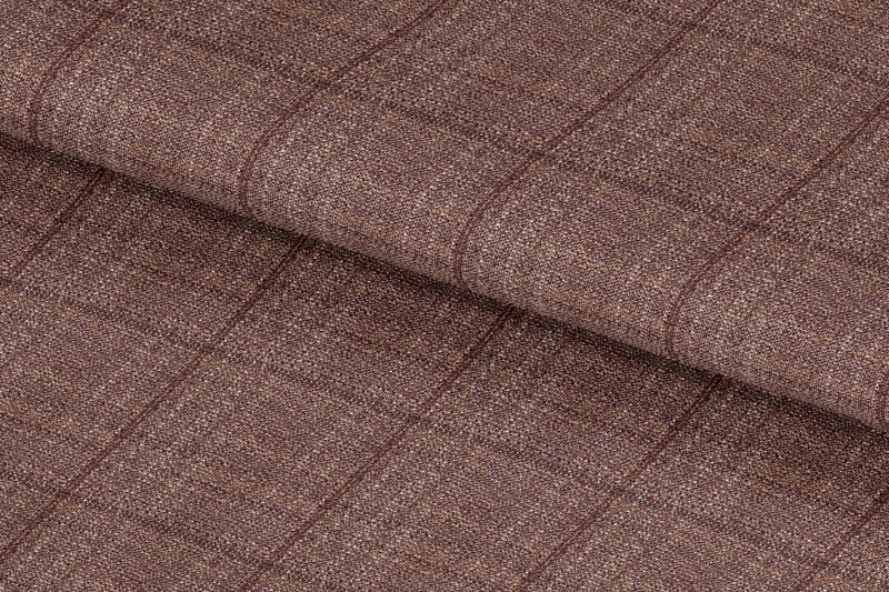255150-BROWN CHECK LINEN 255150-BROWN CHECK LINEN